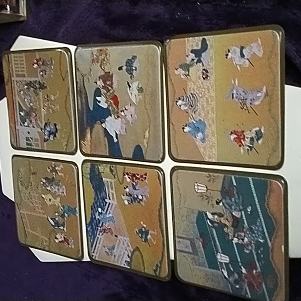 VTG Drink Coasters Japanese